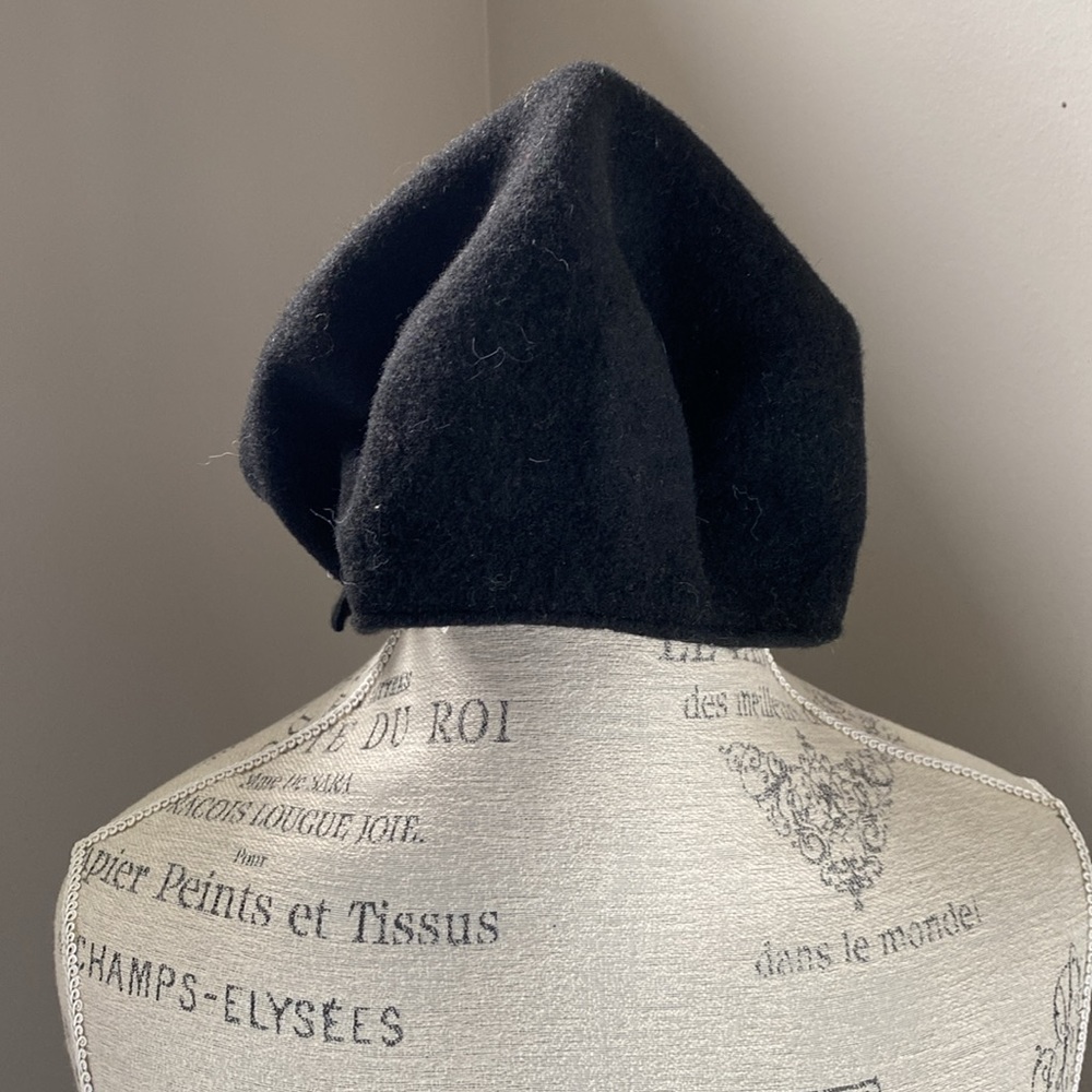 Y2K Vintage Juicy Couture black wool hat - Picture 3 of 4